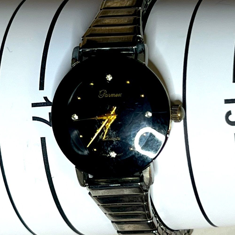 Vintage Parmex Women’s Watch. Diamond Indices. New Battery, Runs Great. ￼